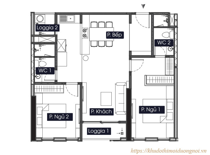 Chung cư anland lakeview dương nội mặt bằng chi tiết căn hộ a10 diện tích 74.13m2