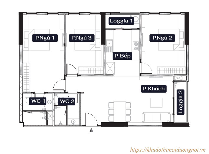 Chung cư anland lakeview nam cường mặt bằng chi tiết căn hộ b4 diện tích 99.69m2