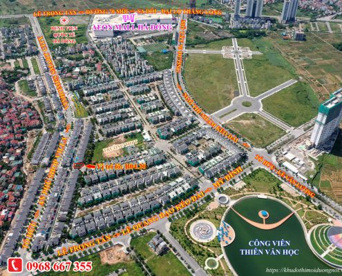 Vị trí căn B04.20 thực tế khu an phú shop villa