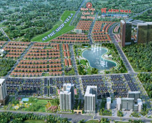 Vị trí khu biệt thự an phú shop villa