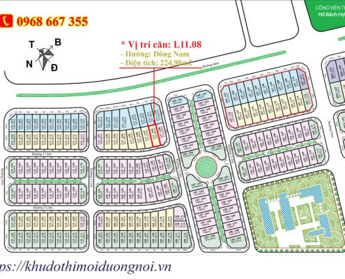 Bán biệt thư an Khang Villa 225m2 đông nam giá rẻ