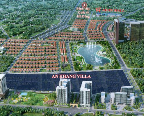 Vị trí khu biệt thự an khang villa