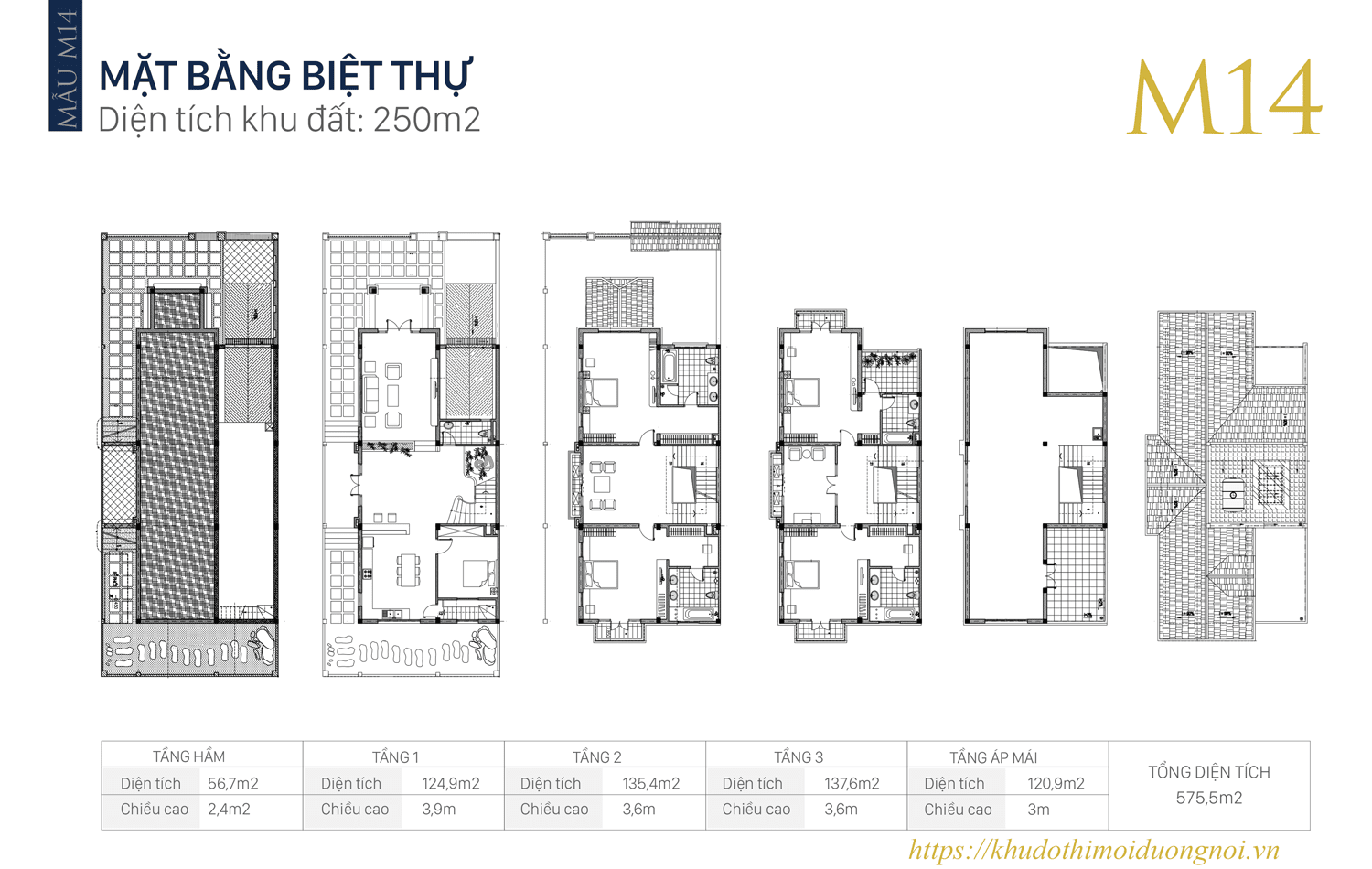 Mẫu thiết kế biệt thự an khang villa 250m2