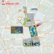 Vị trí dãy I02 biệt thự an phú shop villa dương nội