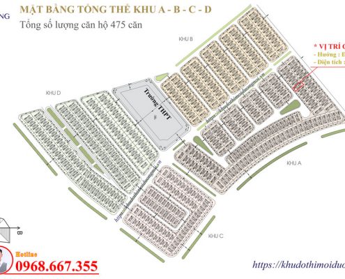 Bán biệt thự dương nội an vượng villa 189m2 đông nam