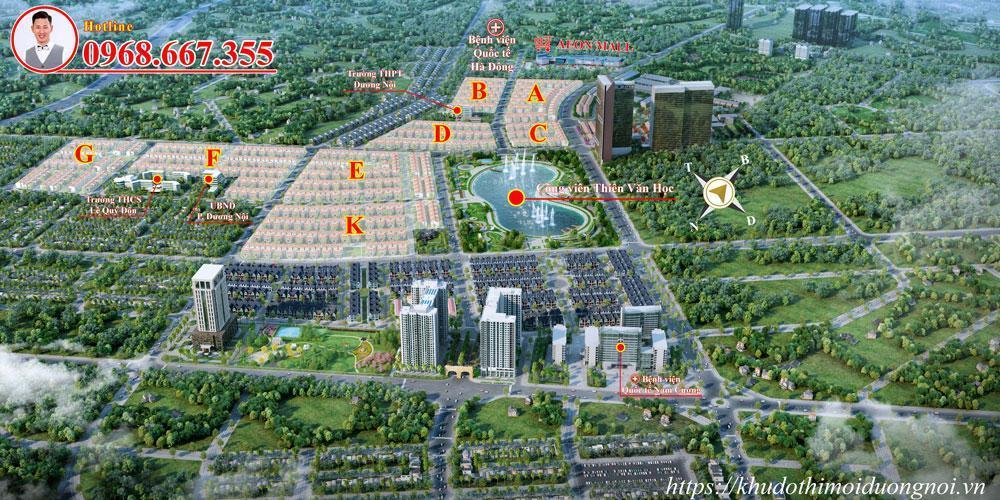 Cập nhật tiến độ xây dựng biệt thự An Vượng Villa khu F - G dự kiến mở bán quý II/2021 2 VỊ trí khu An Vượng Villa khu ABCDEFGK Nam Cường