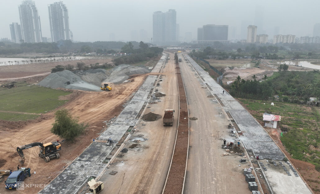 Đường kết nối hai quận phía tây nam Hà Nội thành hình