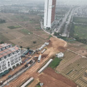 Tien do xay dung duong Le Quang Dao keo dai 8