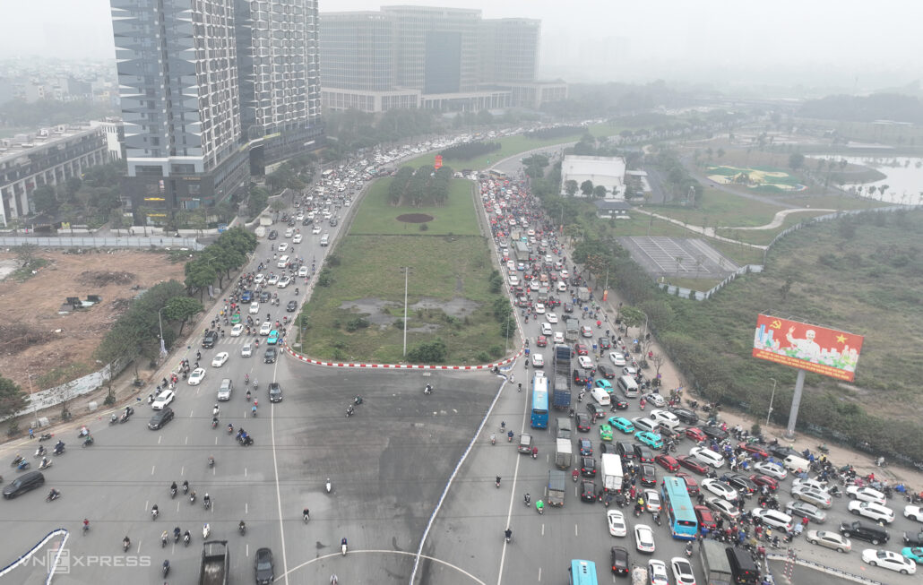 Đường kết nối hai quận phía tây nam Hà Nội thành hình